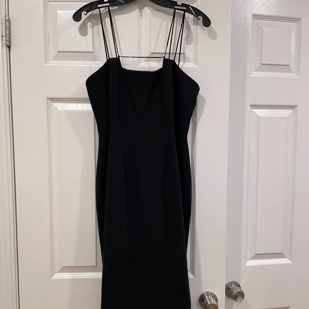Karen Millen Strappy Pencil Dress Black (Retail $480)